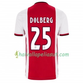 Jalkapallo Pelipaidat AFC Ajax Kasper Dolberg 25 Kotipaita 2019-2020 Lyhythihainen